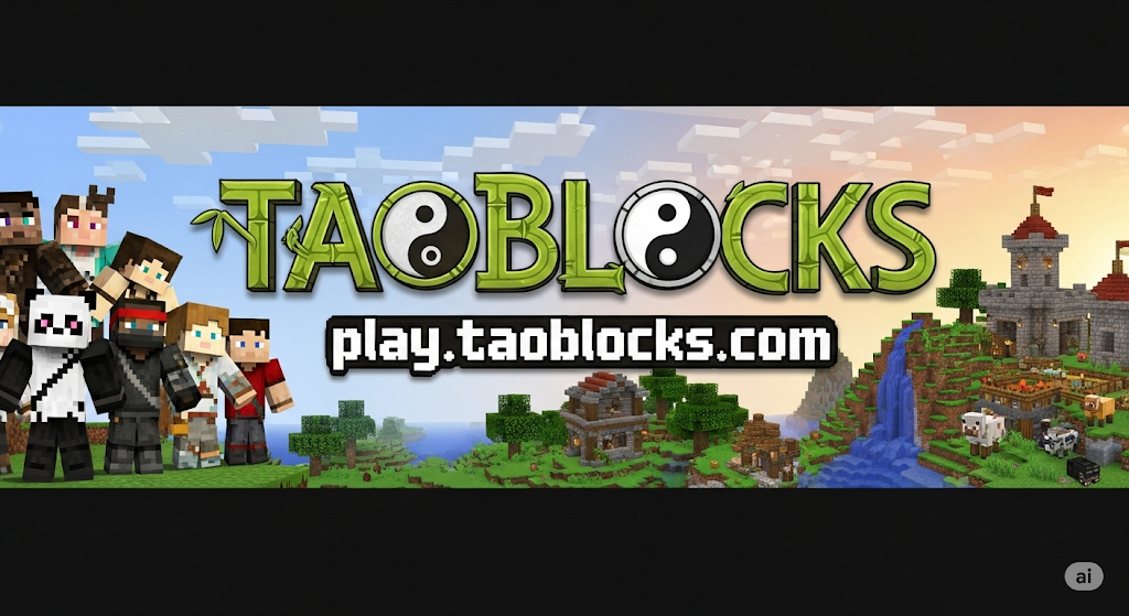 TaoBlocks Minecraft banner